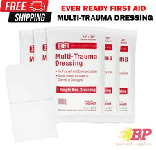 Ever Ready First Aid Multi-Trauma Sterile Non-Woven Dressing 12” x 30”
