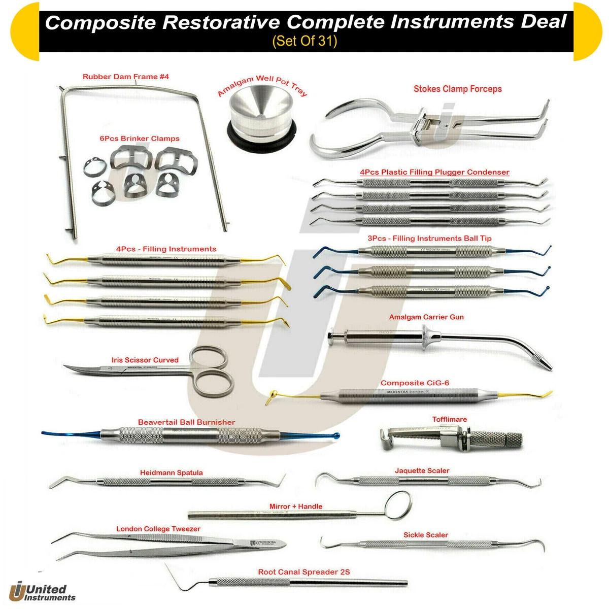 Dental Assistant Tools Names
