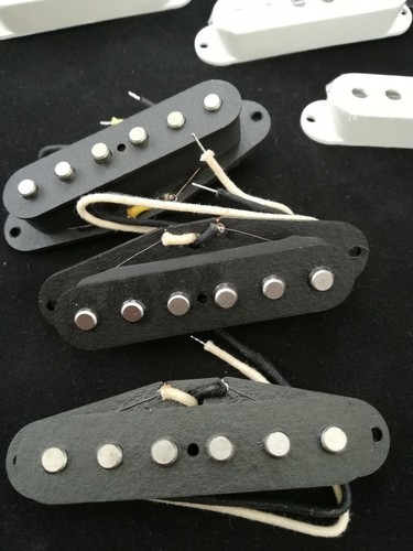 HZ-strat Custom pickup set vintage 50s ST style - Picture 3 of 10