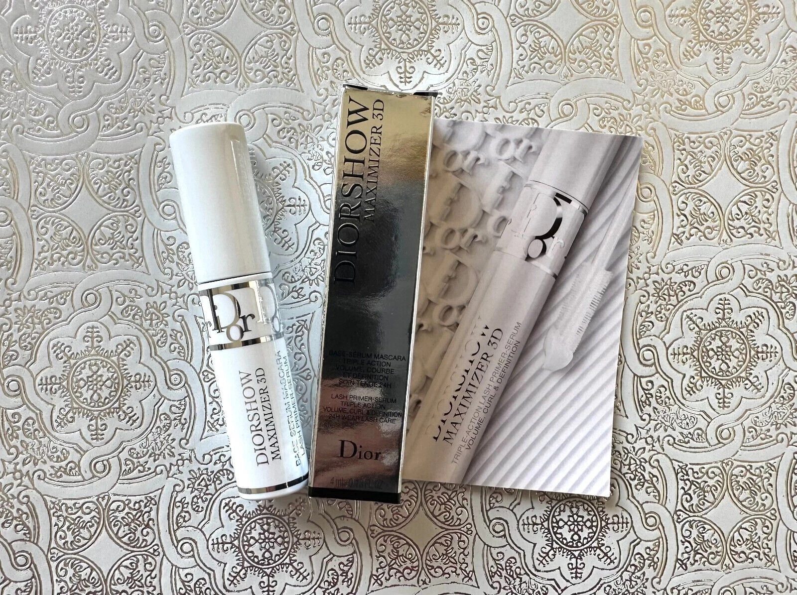 DIOR DIORSHOW MAXIMIZER 3D LASH PRIMER SIERO TRIPLA AZIONE 0 13 OZ 4 ML MINI NUOVO CON SCATOLA