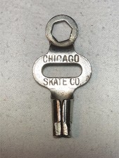 Vintage Chicago Skate Co. Roller Skate Tool/Key