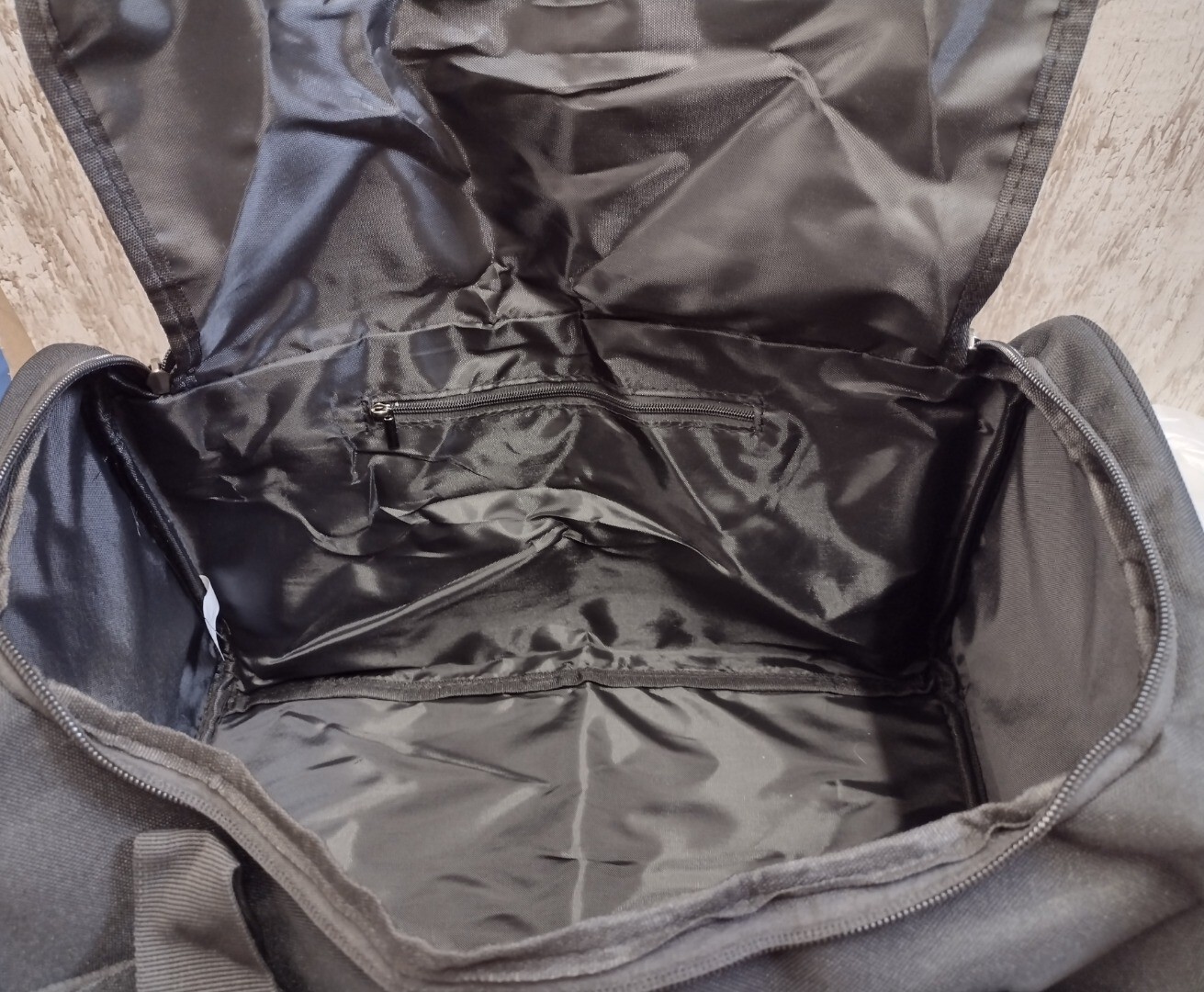 KONO Black Carry Cabin Under seat Travel Holdall Bag 20L 40x20x25cm