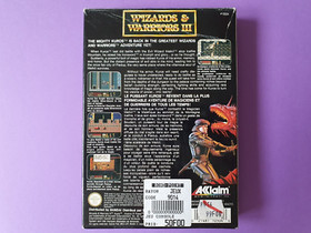WIZARDS & WARRIORS 3: KUROS VISIONS OF POWER/ Nintendo NES PAL B / Acclaim