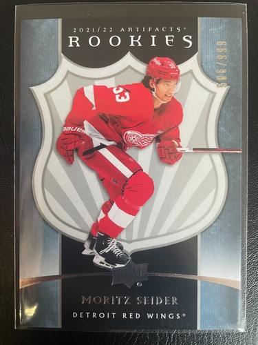 Moritz Seider 21 22 Upper Deck Artifacts 05 06 Retro Rookies Sp Rc 506 999 Ebay