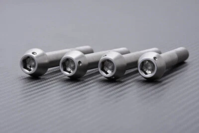 4 Vis d'étriers de Frein Radiaux en Inox BTR Pour KAWASAKI ZX10R 2008-2010 - Photo 1/2