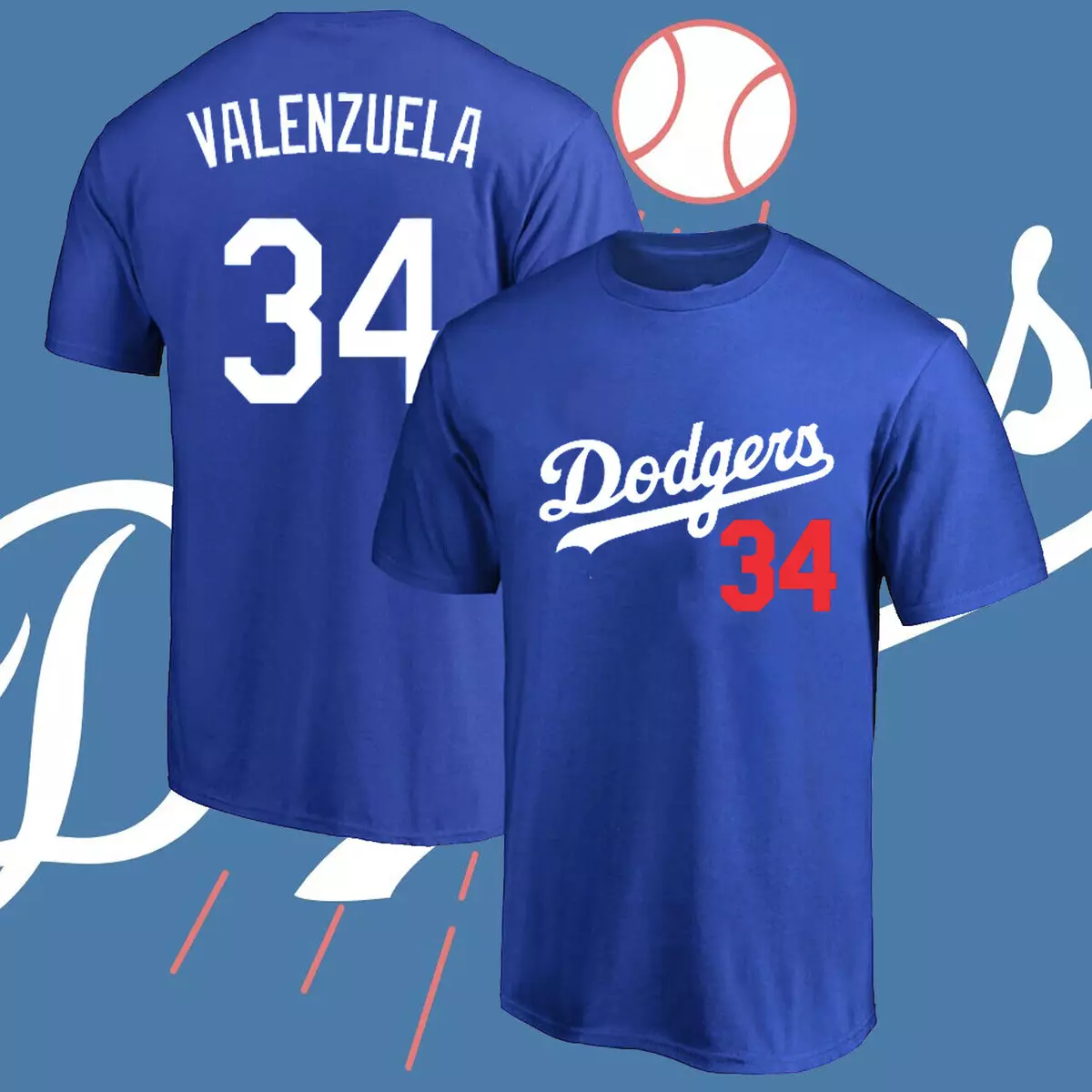 Fernando Valenzuela Los Angeles Dodgers T-Shirt S-3XL men women gift