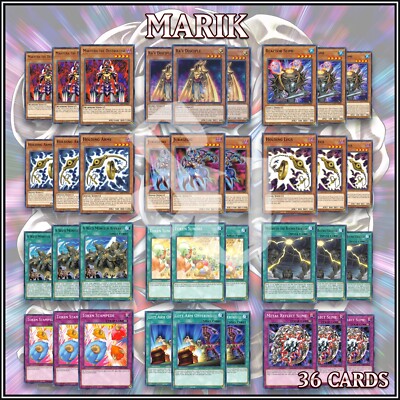 MARIK DECK 36 | Makyura Destructor Reactor Slime A Wild Monster Appears!  YuGiOh | eBay