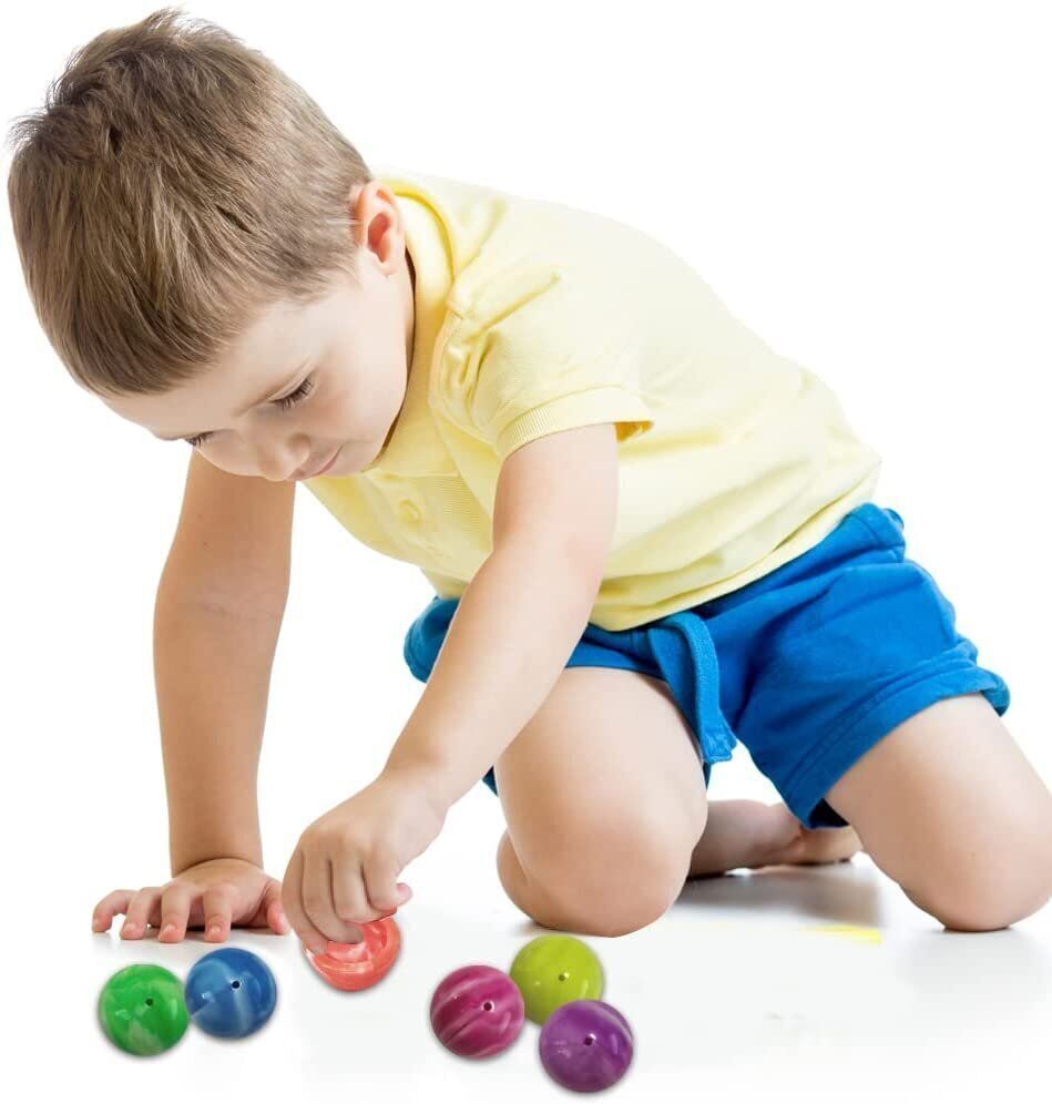 ArtCreativity Marble Rubber Poppers for Kids, Pack of 12, Pop-Up