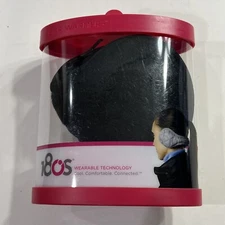 180s Women's Lush Soft Fleece Behind the Head Ear Warmers One Size, Black