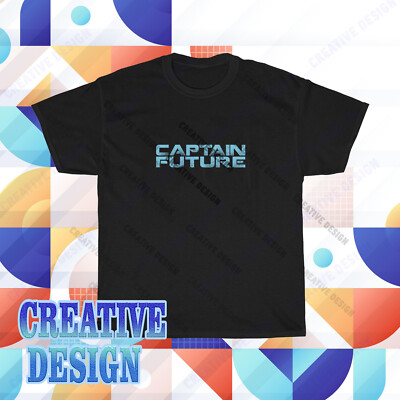 New Captain Future Japan Retro Cartoon TV Show Logo T-Shirt Funny Size S to 5XL