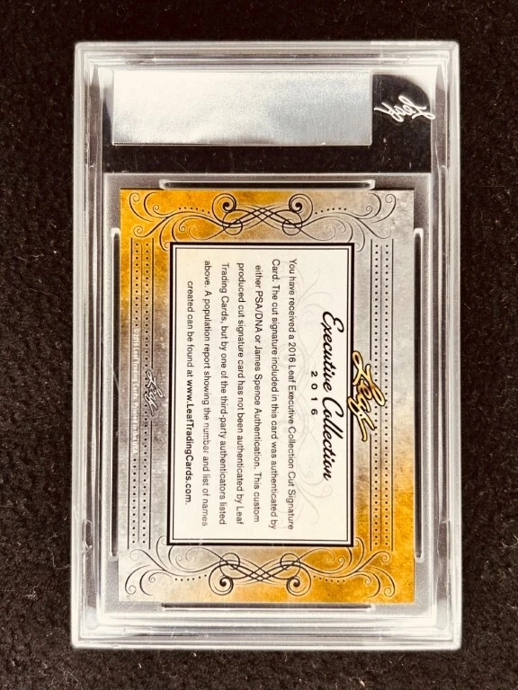 Ivan Lendl 2016 Leaf Masterpiece Cut Signature 1/1 autographed tennis card JSA - Image 2 of 2