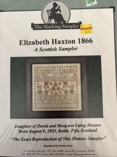 The Marking Samplar Elizabeth Haxton 1866 Sco...