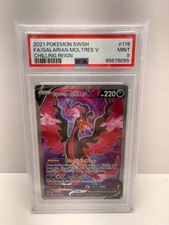 2021 Pokemon Chilling Reign #176 Galarian Moltres V Full Art PSA 9 Mint on eBay
