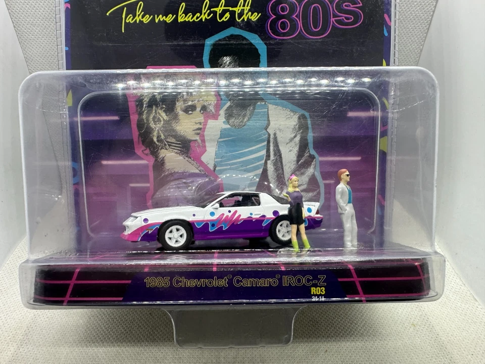 M2 Machines 1985 Chevy Camaro IROC-Z Take Me Back 80s Diaroma 1:64 - Image 2 of 4
