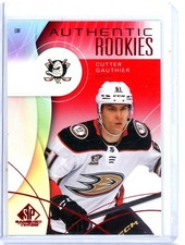 2024-25 SP Game Used Red #278 Cutter Gauthier RC - Anaheim Ducks
