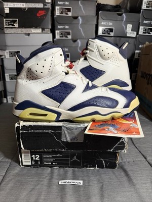 2000 NIKE AIR JORDAN 6 + VI SZ 12 OLYMPIC SYDNEY INFARED VINTAGE 