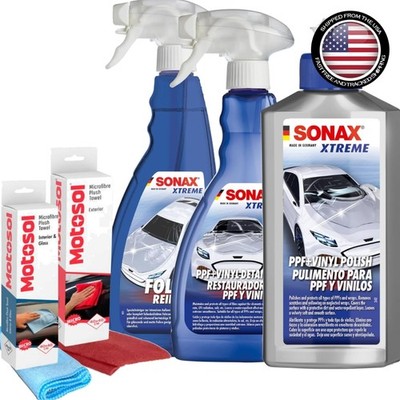 SONAX  Cleaner & Protector Kit for Paint Protection Film & Vinyl Wraps