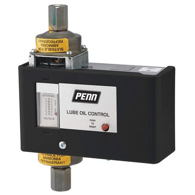JOHNSON CONTROLS P28AN-1C Mech Lube Oil Pressure Cont, 70 psi Max 40G359