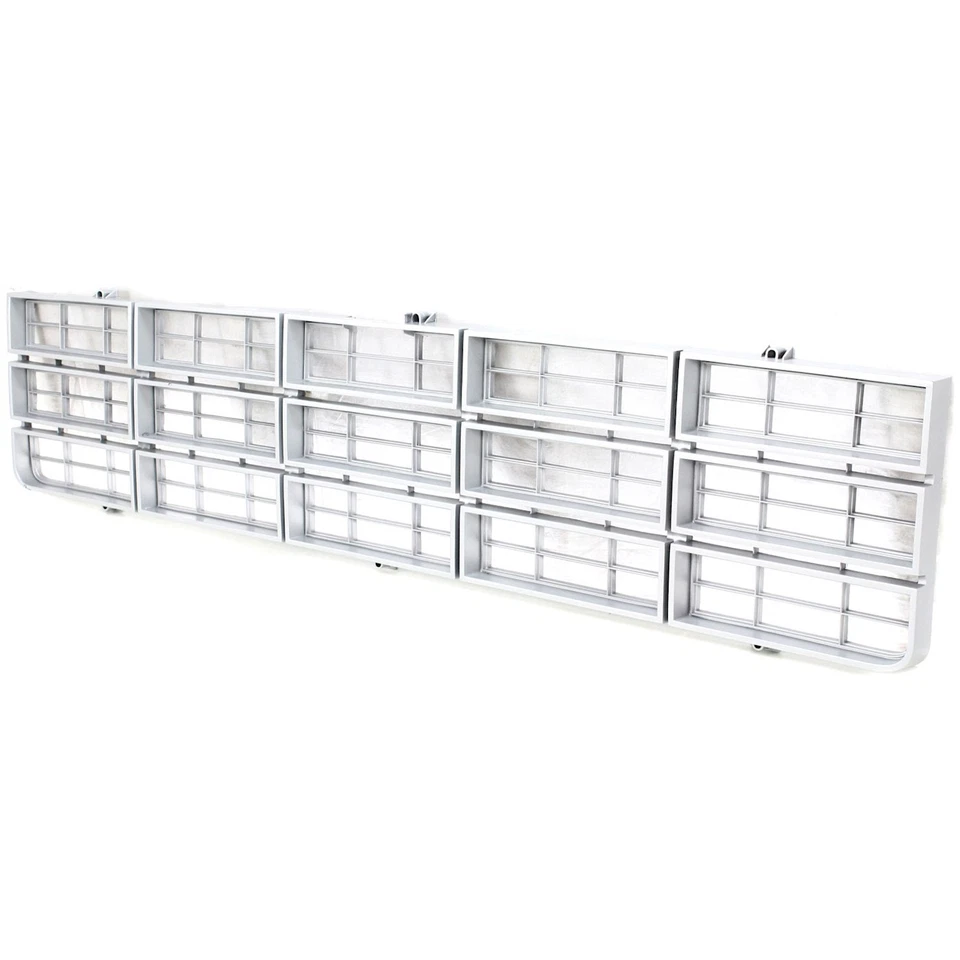 Rejilla para Chevrolet C10 K10 77-80 de plástico plateado Foto 2 de 4