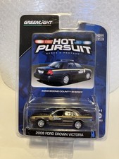 Greenlight 1/64 Hot Pursuit 2008 Ford Crown Victoria Boone County Sheriff