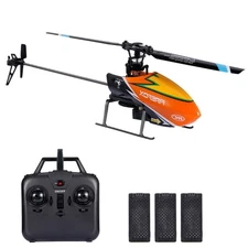 Orange Rc Helicopter With 6 Axis Gyroscope And Altitude Hold Function
