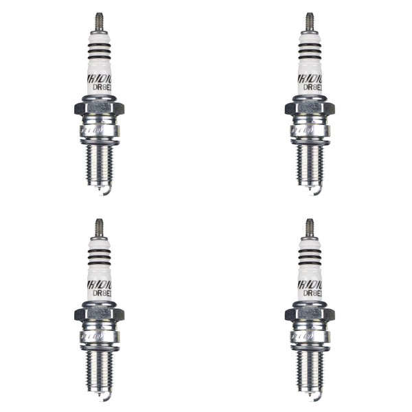 NGK ZüNdkerze DR8EIX Iridium 6681 4Er Set (FüR: Honda CB 400 T CB400T 77-78 )-image