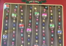 Christopher Radko Shiny Brite Christmas Confetti Box of Garland NEW 7FT EACH