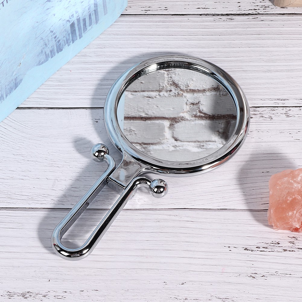 _Double Sided Makeup Mirror 10x Magnifying Foldable Handheld Cosmetic Mirror For