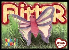 1999 Beanie Babies 2nd Edition Series 4 Flitter the Butterfly #184