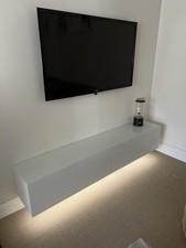 Bespoke Made Floating TV Unit With Sensor Lighting Immaculate