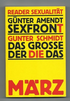 Günther Amendt   Sexfront und Gunter Schmidt   Das große Der Die Das