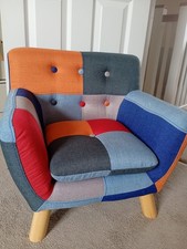 Anna Patchwork Kids Armchair - Excellent Condition - Multi-Colour- Nursery
