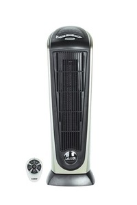Lasko 751320 120V 1500W 12.5A Plastic Black Ceramic Head Tower Space Heater