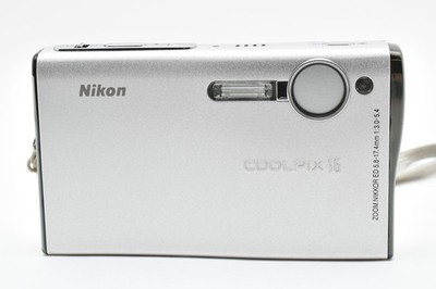 Nikon COOLPIX S6 Silver 6.0MP Digital Camera Clean Optics Japan