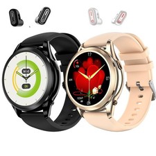 2 in 1 Smart Watch With Earbuds For Men/Women Answer/Make Call Fitness Tracker