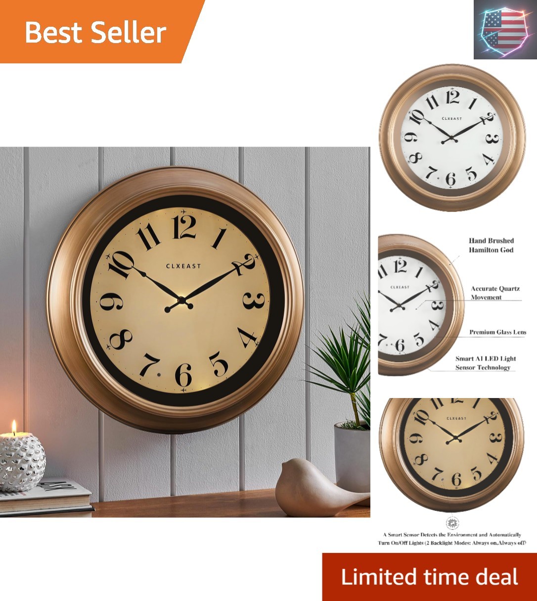 For Living Room Decor, Large Illuminated...