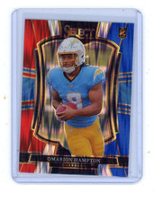 Panini Select 2025 Red & Blue Premier Level Prizm Rookie Omarion Hampton #102