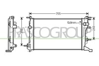 Prasco KüHler WasserküHler FüR Renault ScéNic Iii 1.5 Dci 1.4 16V Grand
