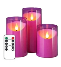 Flameless Candles: 3D Wick Unbreakable Acrylic Battery