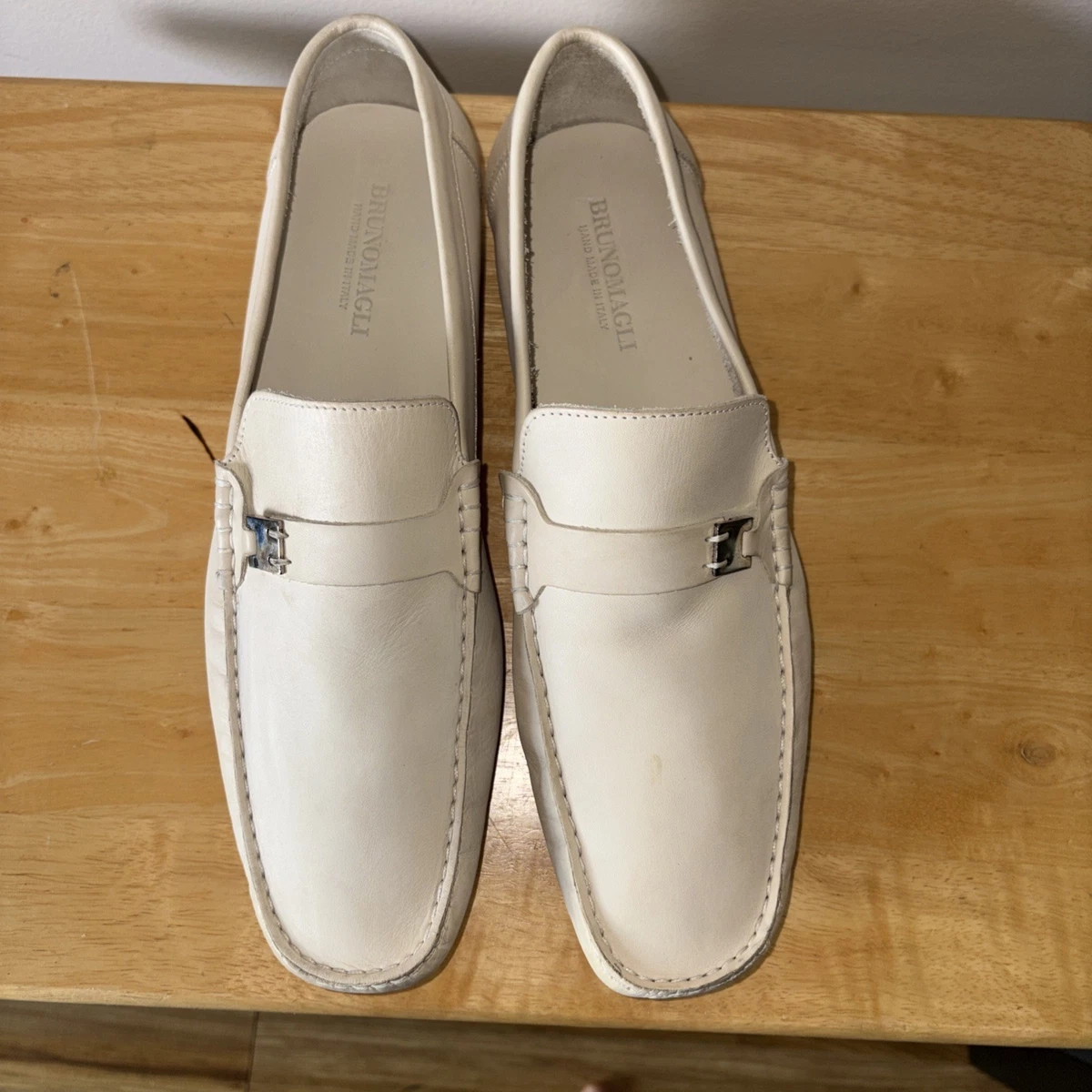 Bruno Magli Loafer White Casual Shoes for Men for sale | eBay display picture 2