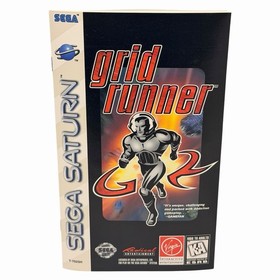 Grid Runner (Sega Saturn, 1996) CIB Complete w/ Manual + Reg Card Tested