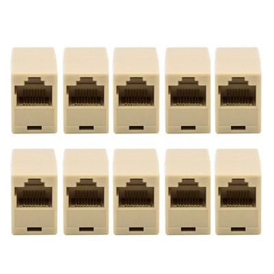 RJ45 Female-Female Network Ethernet LAN Connector Adapter Coupler Extender B