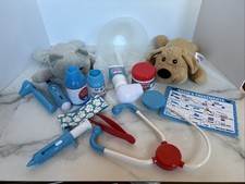Melissa Doug Pet Vet Set REPLACEMENT lot of Accessories Tools Pets