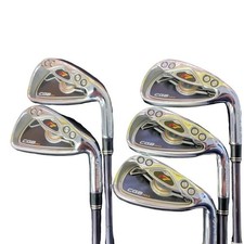 TaylorMade r7 CGB MAX 2008 Iron Set 5pc 6-Pw RE-AX SUPERFAST STEEL 90 Flex R