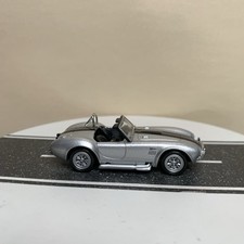 Greenlight Motor World Shelby Cobra 427 S/C Roadster Silver/Black 1:64 NM