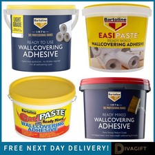 BARTOLINE READY MIXED WALLPAPER WALL COVERING ADHESIVE 1876 EASIPASTE 1KG 2.5KG