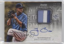 2013 Bowman Inception Auto Patch 16/35 Jake Odorizzi #APA-JO Patch Auto 15wv