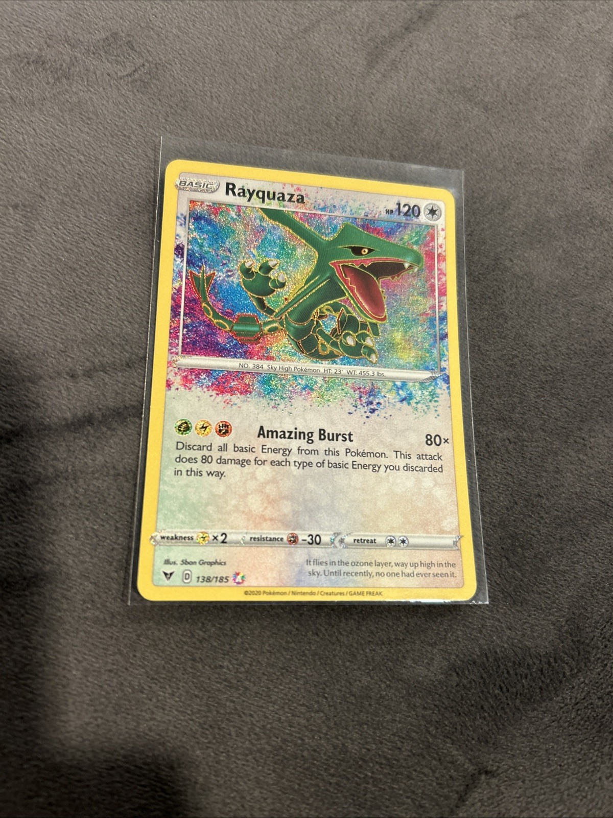 Rayquaza 2020 Sword & Shield: Vivid Voltage #138/185 Holo (Amazing Rare) Price Guide - Sports Card Investor Rayquaza 2020 Sword & Shield: Vivid Voltage #138/185 Holo (Amazing Rare) Price Guide - Sports Card Investor