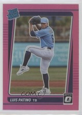 2021 Panini Donruss Optic Rated Rookie Pink Prizm Luis Patino #55 0l3d