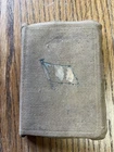 Vintage Pocket New Testament Bible Military Soldier American Flag WWI or WW2